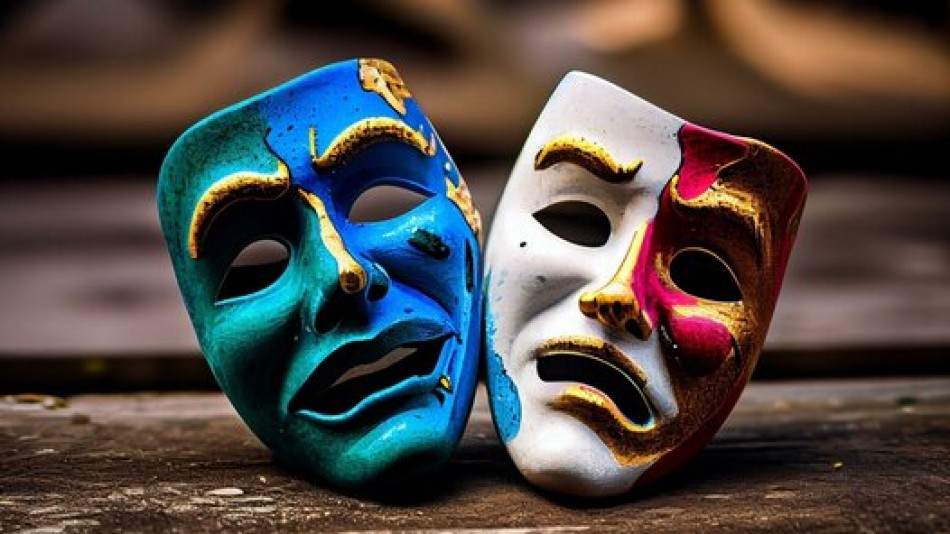 Drama comedy and tragedy masks